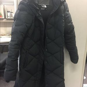 the north face long puffer jacket